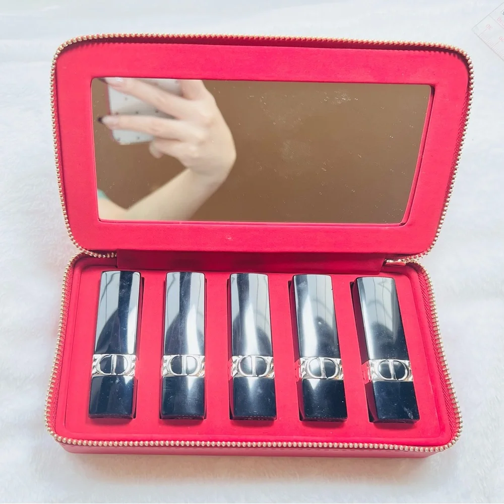 DIOR Rouge Couture Colour Refillable Lipstick Collection Gift Set - NIB - Picture 4 of 16